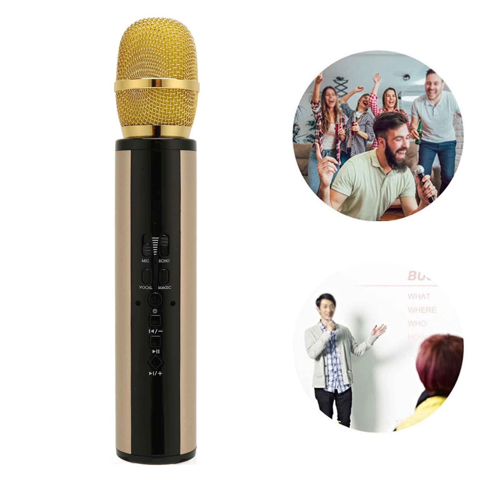 Amazon.co.jp: K8 カラオケマイク、ノイズリダクションポータブル